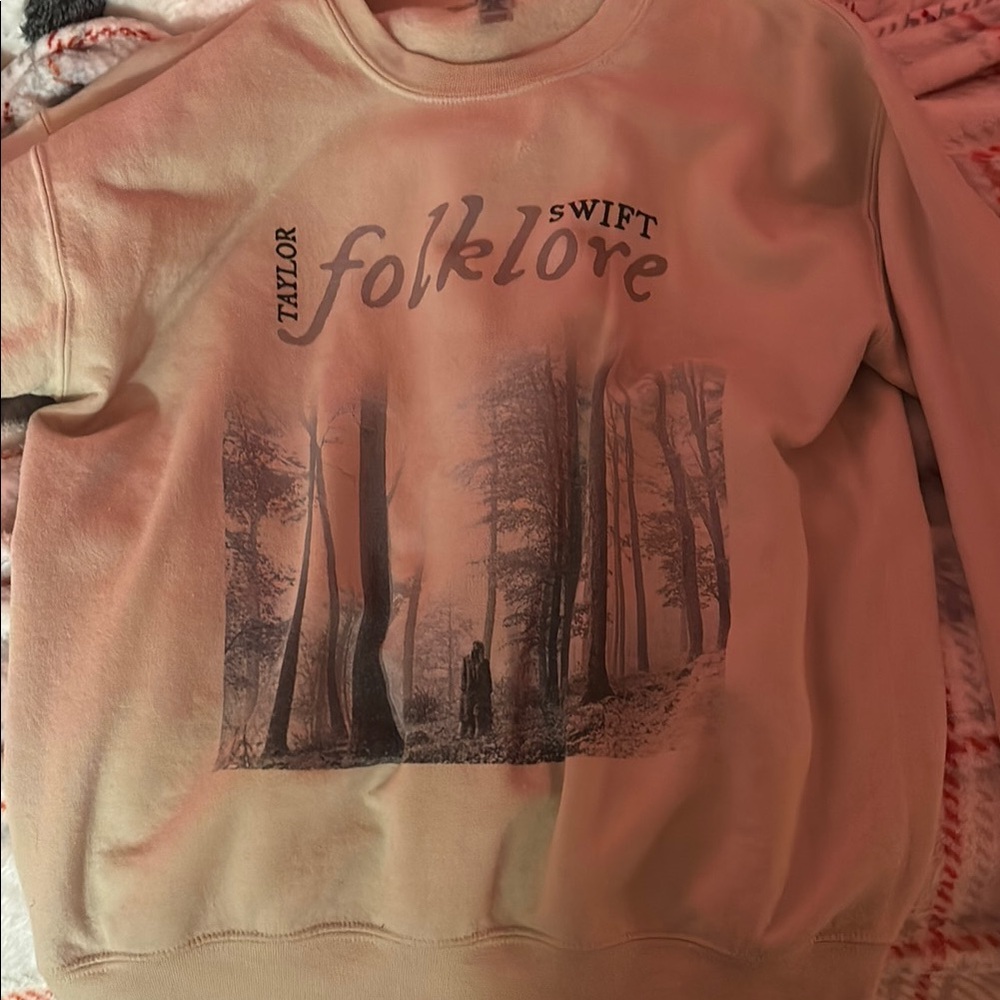 Taylor Swift Folklore Beige Sweatshirt